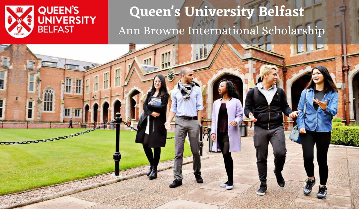 Ann Browne funding for UK and EU Students at Queen's University Belfast, UK
