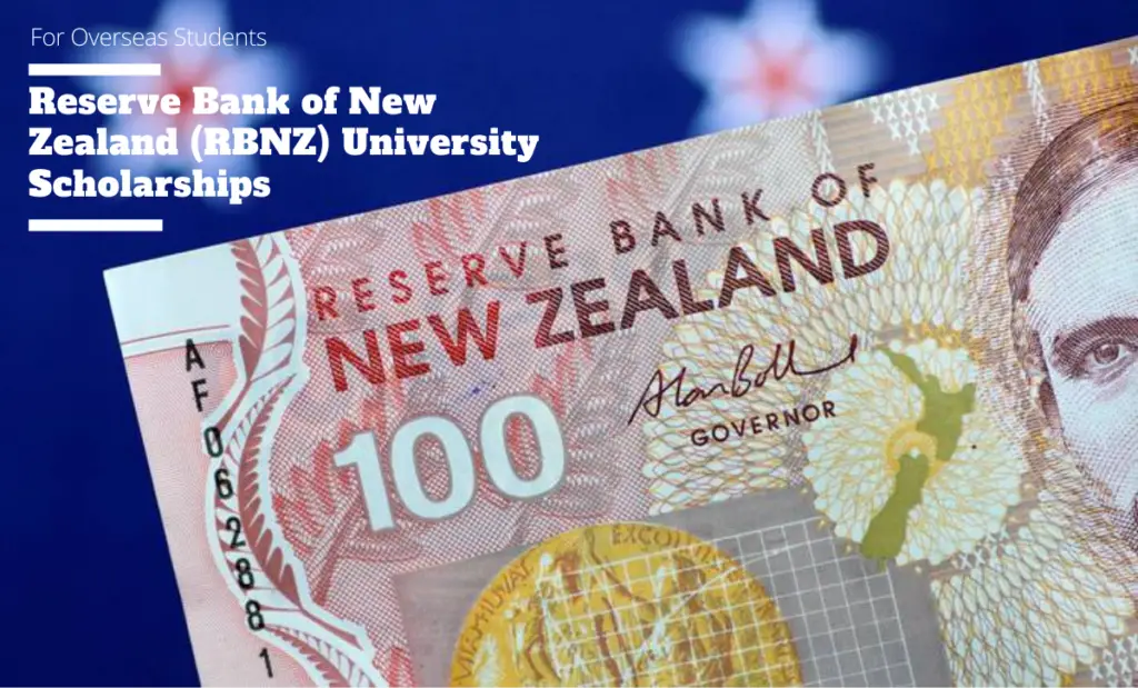 2020 Reserve Bank of New Zealand (RBNZ) University Scholarships, New Zealand