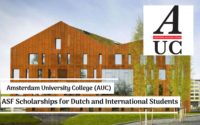 ASF Scholarships for Dutch and International Students at Amsterdam University College in Netherlands