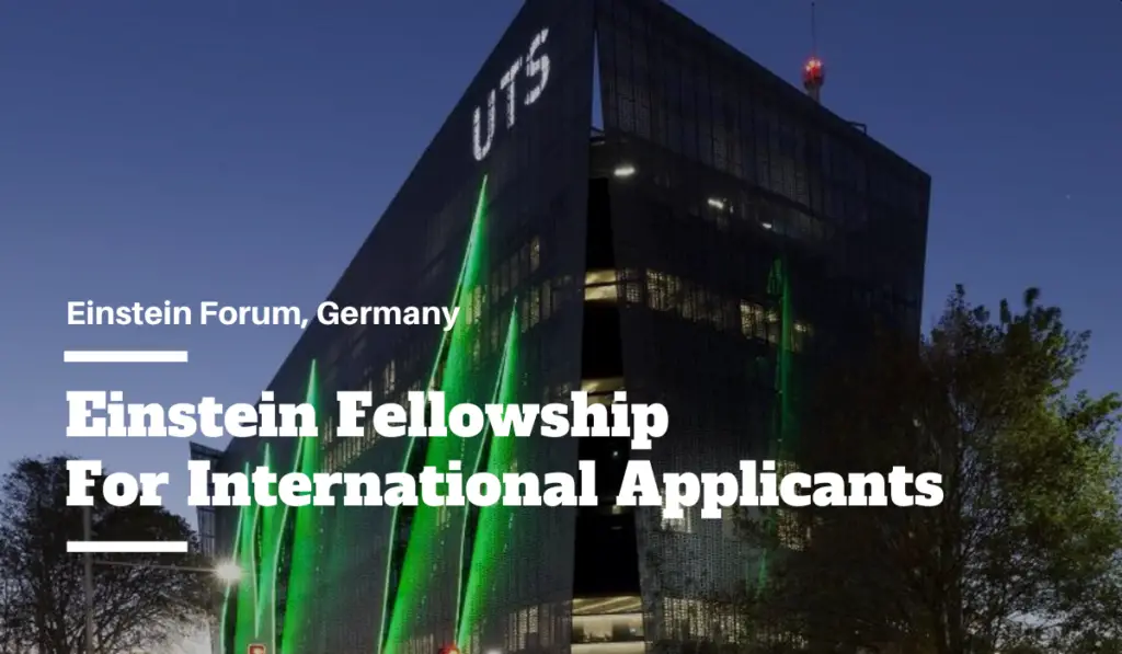 Einstein Fellowship for International Applicants in Germany, 2020