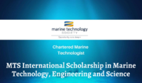 MTS International Scholarship in Marine Technology, Engineering and Science, 2020