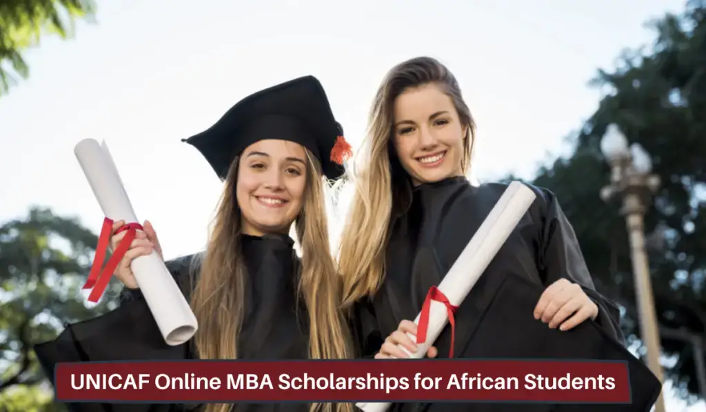 UNICAF Online MBA Scholarships for African Students, 2021