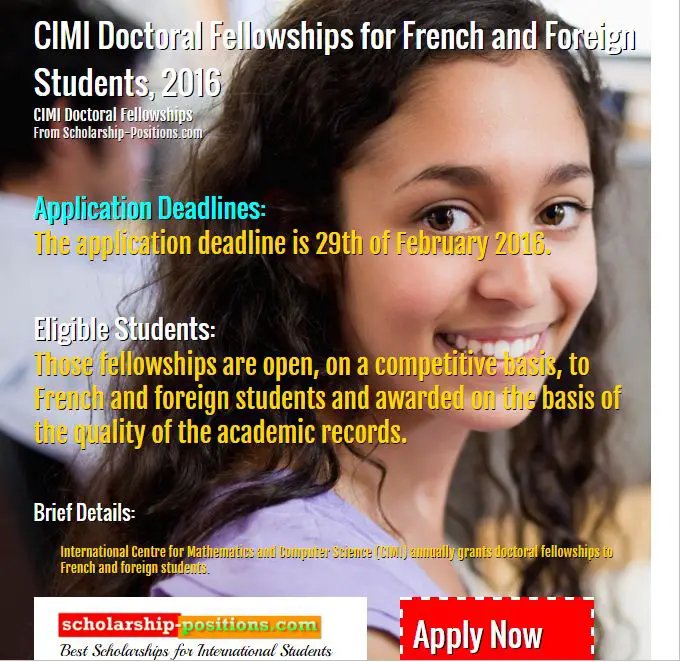 CIMI Doctoral Fellowship