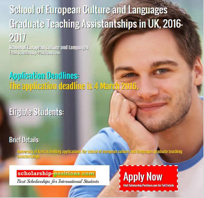 School of European culture assistantship
