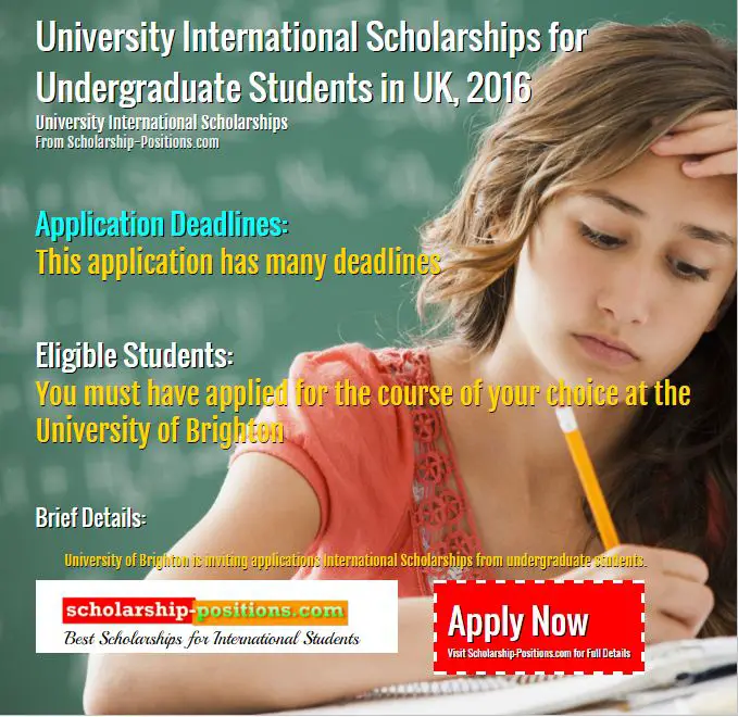 University international scholarships