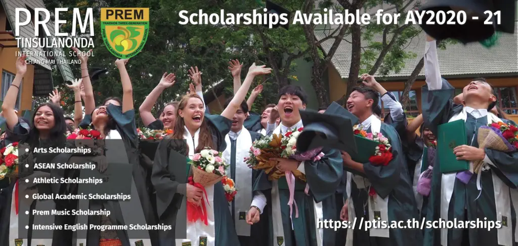Prem Tinsulanonda International School Scholarships in Thailand, 2020