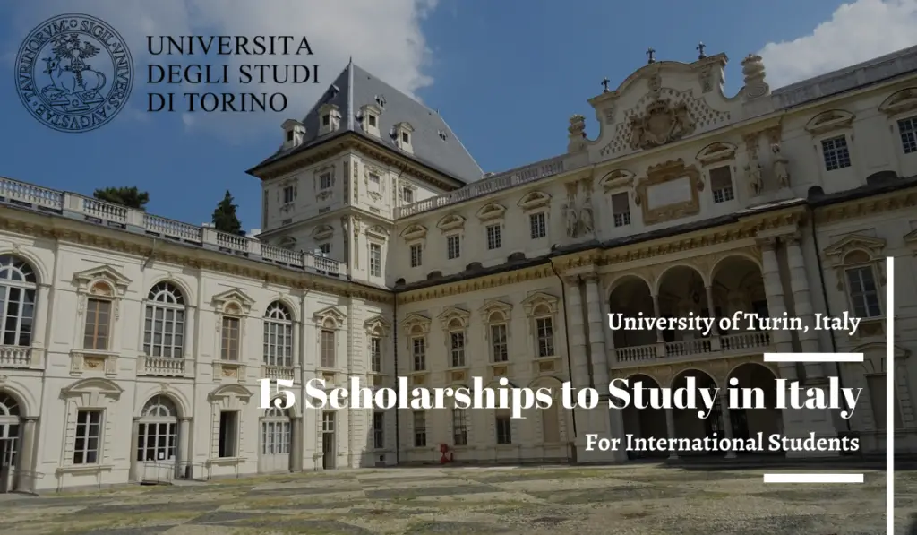 15 University of Turin Scholarships for International Students in Italy, 2020-2021