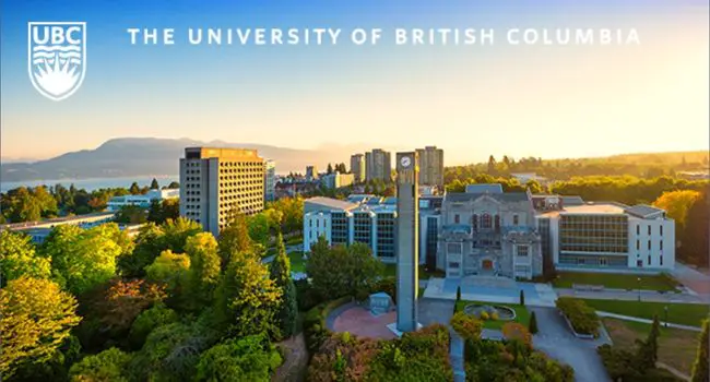 University of British Columbia International Undergraduate Awards in Canada