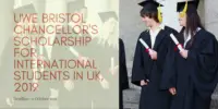 UWE Bristol Chancellor's funding for International Students in UK, 2019