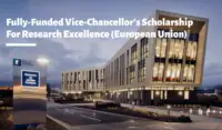 Fully-Funded Vice-Chancellor's Scholarship for Research Excellence (European Union) in UK, 2020
