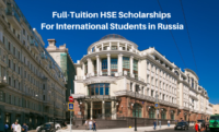 Full-Tuition HSE Scholarships for International Students in Russia, 2020