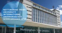Nottingham Trent University International Undergraduate Scholarships in UK