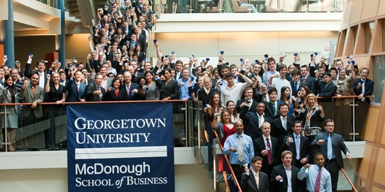 Georgetown MBA Scholarships for International Students in USA 2018