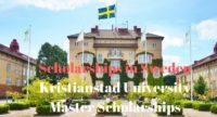 Kristianstad University Scholarships in Sweden, 2019