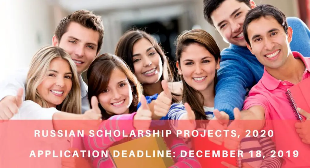 Russian Scholarship Project In Russia 2019