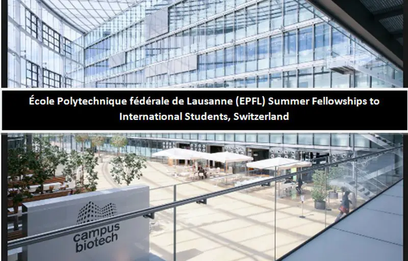 Ecole Polytechnique Federale De Lausanne Epfl Summer Fellowships To International Students Switzerland Scholarship Positions 2020 2021