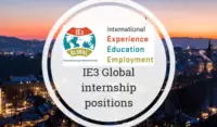 IE3 Global Internship Program in USA, 2020