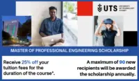 Master of Professional Engineering Scholarship at University of Technology Sydney, Australia