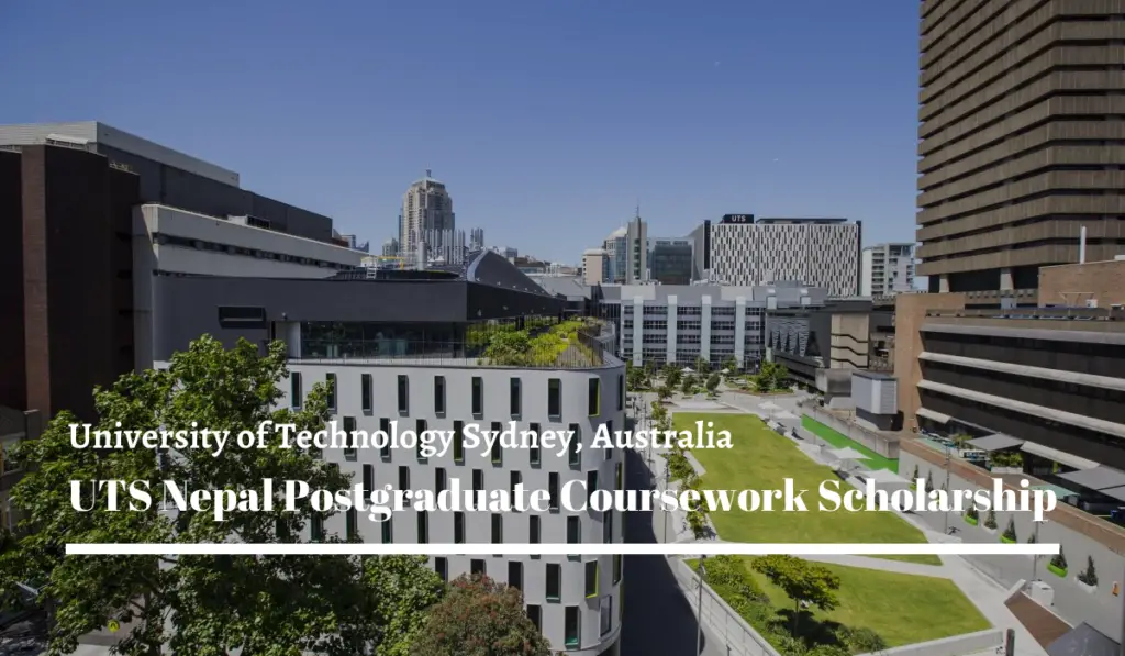 UTS Nepal Postgraduate Coursework Scholarship in Australia, 2020
