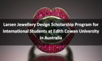Larsen Jewellery Design program for International Students in Australia