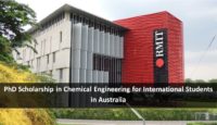 PhD Scholarship in Chemical Engineering for International Students in Australia