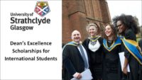 Strathclyde Business School Deans Excellence Scholarships for International Students