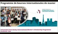 Université Paris-Saclay International Master’s Scholarship Programme for Academic Year 2020