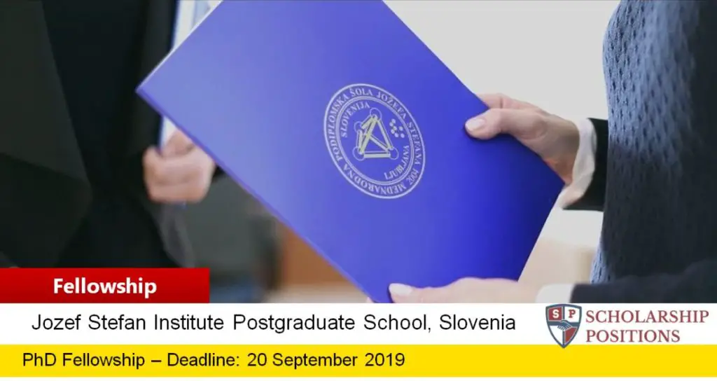 phd fellowships in slovenia