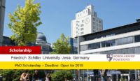 PhD funding for International Students in Germany, 2019