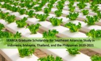 SEARCA Graduate Scholarship for Southeast Asians 2020-2021