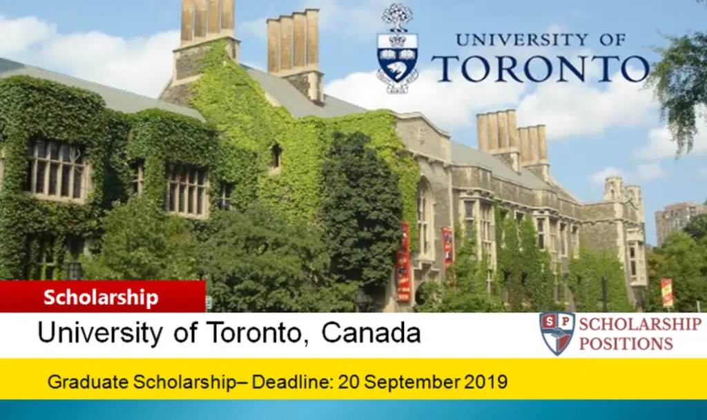 University Of Toronto Award For Scholarly Achievement In The Area