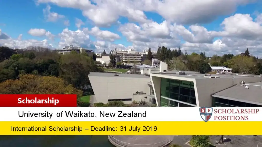 University of Waikato Local Government Scholarship in New Zealand, 2019
