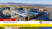 College of Science international awards at Swansea University in UK, 2019-2020