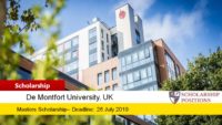 De Montfort University LGBTQ + Allies International Scholarship in UK, 2019