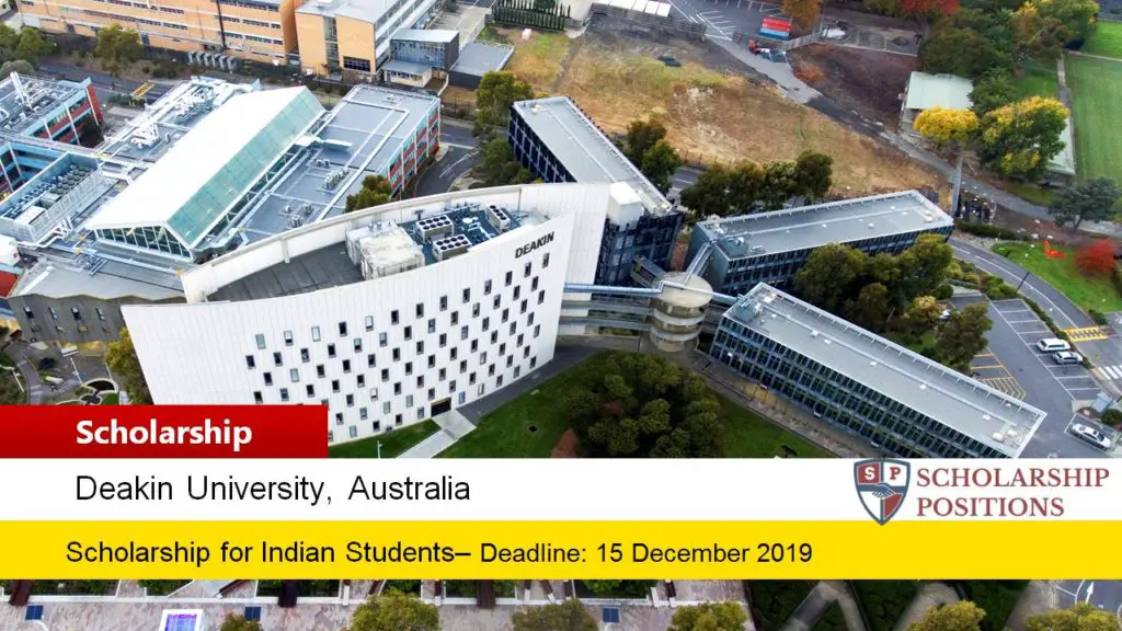 Deakin India Merit Scholarship in Australia, 2019-2021