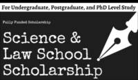 Fully-Funded Science & Law School Scholarship for International Students, 2020-2021