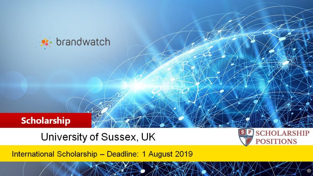 Joe Holmberg-Brandwatch Scholarship in Data Science MSc in the UK, 2019