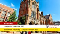 Newcastle University International Sports Scholarships in UK, 2019