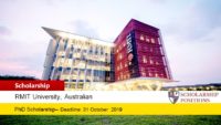 RMIT University ATN-Latin American PhD Positionsin Australia, 2019