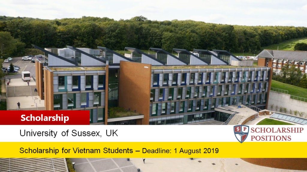 University of Sussex Vietnam Scholarship in the UK, 2019