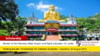Granting undergraduate financial aid for Vietnam Students in Sri Lanka, 2019