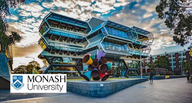Science International Merit Grant at Monash University in Australia