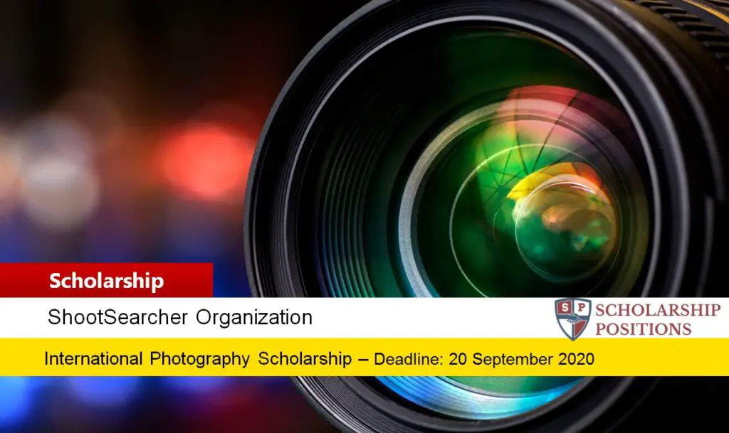 ShootSearcher Photography Scholarship for International Students, 2019