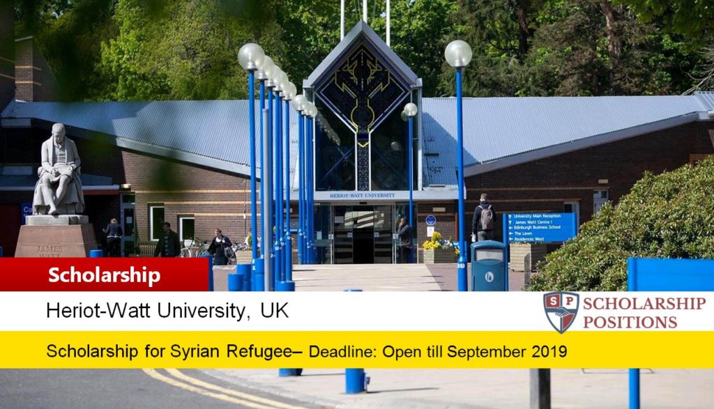 Syrian Refugee Full Tuition Fee Scholarship in UK