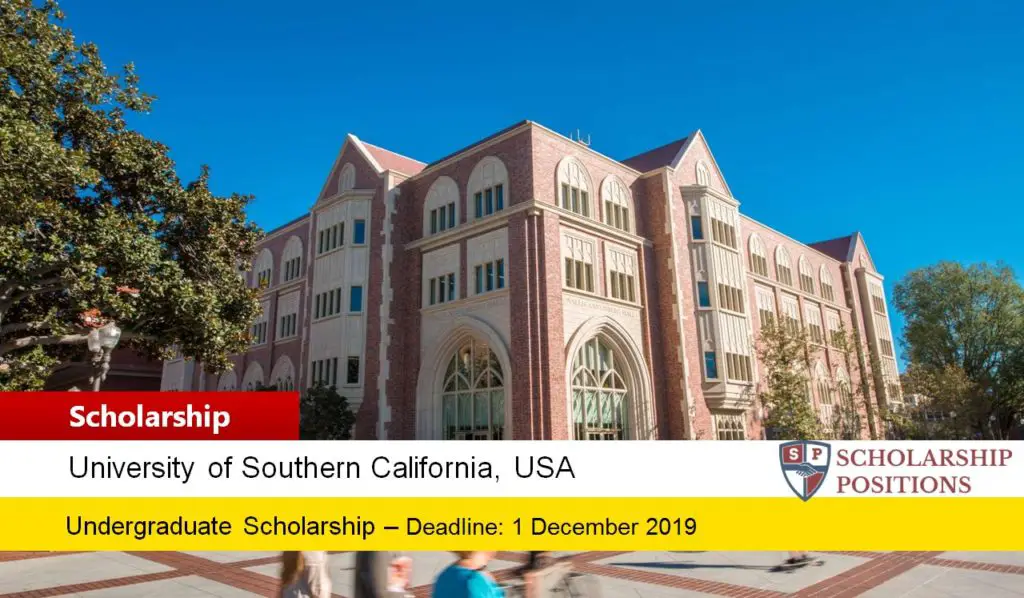 Usc National Merit Presidential Scholarship In The Usa 2020