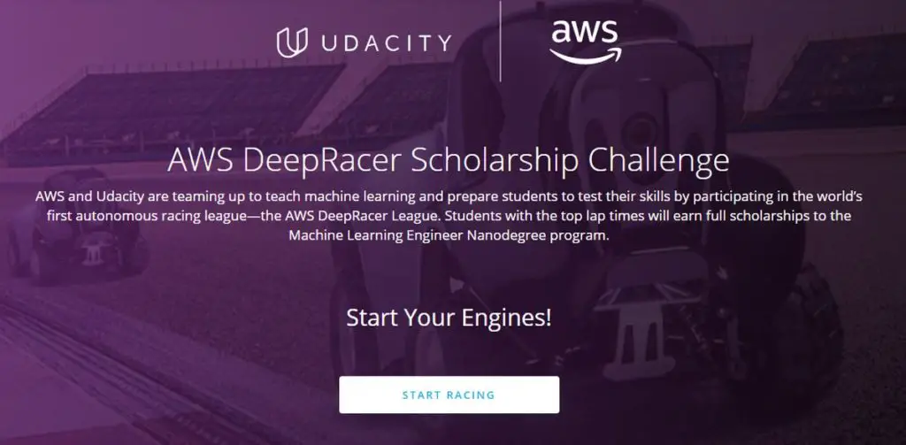 Udacity AWS DeepRacer Scholarship Challenge for International Students
