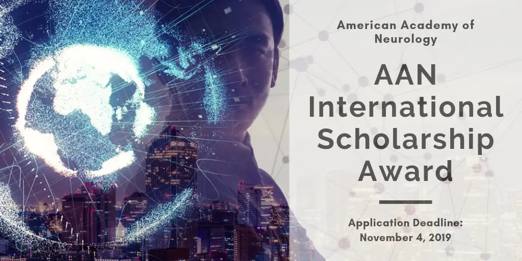 AAN International Scholarship Award, 2020