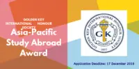 Golden Key Asia-Pacific Study Abroad Award Program 2020