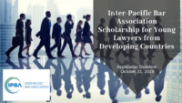 Inter-Pacific Bar Association Scholarship for Young Lawyers from Developing Countries