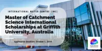 Master of Catchment Science international awards at Griffith University, Australia